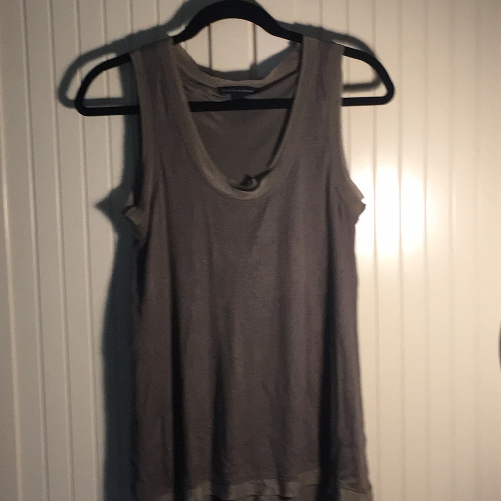 Banana Republic pullover tee with ruffle